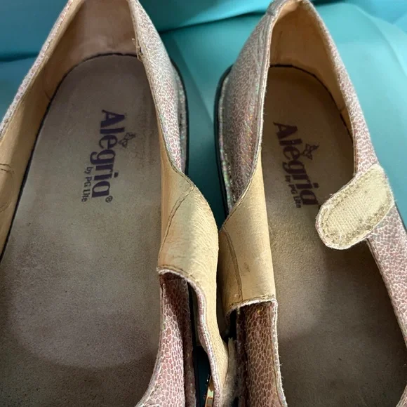 Alegria Paloma Mary Jane’s Pink Iridescent sz 39 - Picture 6 of 8
